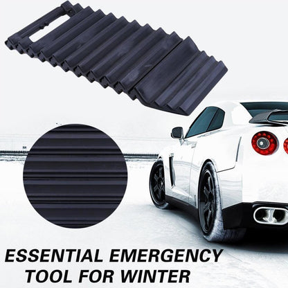 Hirundo 2-in-1 Traction Mat & Ice Scraper for Car