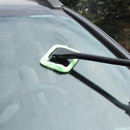 Microfiber Car Window Cleaner with 2 reusable microfiber hood